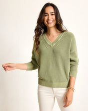 Tommy Bahama Thyme Salt Wash V Neck Knit Sweater