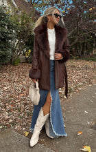 Show Me Your Mumu Penny Lane Chocolate Faux Fur Coat