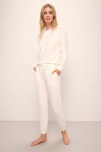 Eberjey Cozy Ivory Crew Pullover