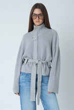 JS71 Carrington Sweater in Heather Grey