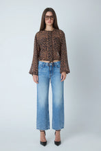 JS71 Fenwick Blouse in Leopard Print