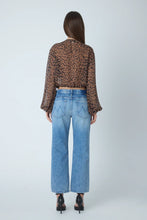 JS71 Fenwick Blouse in Leopard Print