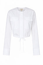 JS71 Otto Cotton Blouse in White