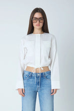 JS71 Otto Cotton Blouse in White