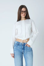 JS71 Otto Cotton Blouse in White