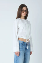 JS71 Otto Cotton Blouse in White