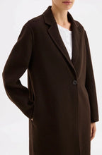 Nude Lucy Riley Wool Coat in Espresso