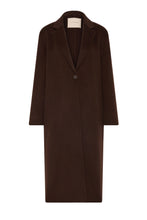 Nude Lucy Riley Wool Coat in Espresso
