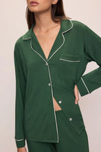 Eberjey Gisele Long Forest Green PJ Set