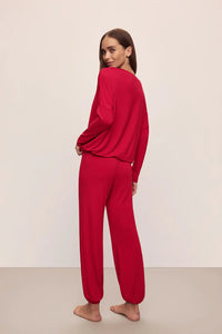 Eberjey Gisele Slouchy Red PJ/Lounge Set