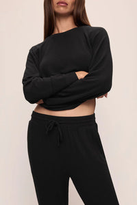 Eberjey Cozy Time Black Jogger Pant