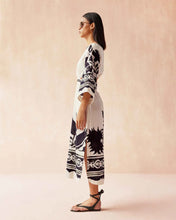 Omika Peyton Delfina Caviar Midi Dress
