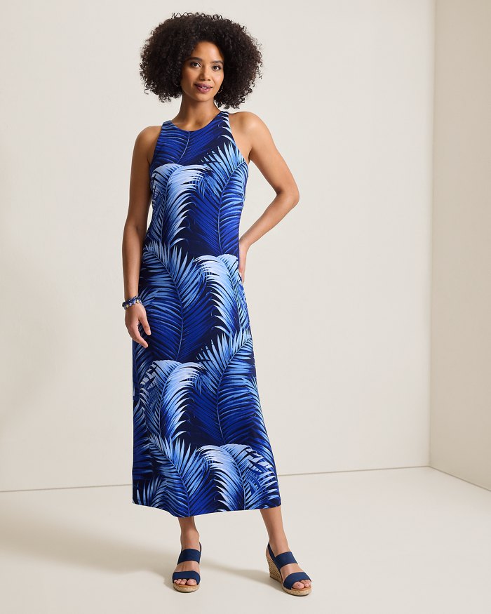 Tommy Bahama Jasmina Leaf of Luxury Maxi Dress in Coastline