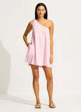 Seafolly One Shoulder Blossom Pink Mini Dress