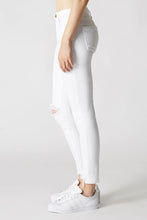 Blank NYC White Skinny Ripped Knee Jean