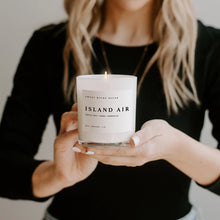 Island Air White Jar Candle