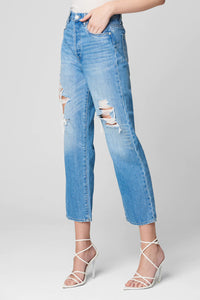 Blank NYC Straight Leg Ripped Jean