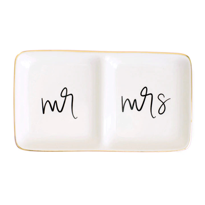 Mr. & Mrs. Jewelry Dish