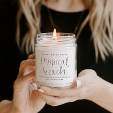 Tropical Beach Clear Jar Candle