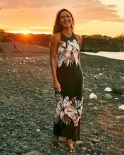 Tommy Bahama Black Floral Maxi Dress