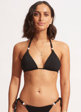 Seafolly Black Triangle Top & Tie Side Cheeky Bikini