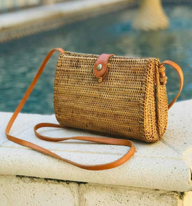 Bali Straw Classic Crossbody/Clutch