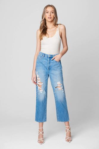 Blank NYC Straight Leg Ripped Jean