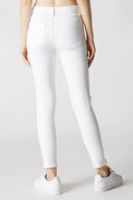 Blank NYC White Skinny Ripped Knee Jean