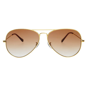 Freyrs Morgan Aviator Gold Sunglasses