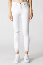 Blank NYC White Skinny Ripped Knee Jean