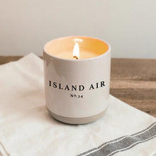 Island Air Stone Jar Candle