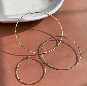 Classic Gold Hoops