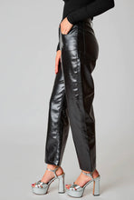 Buddy Love High-Rise Onyx Metallic Crop Pant