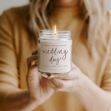 Wedding Day Clear Jar Candle