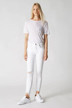 Blank NYC White Skinny Ripped Knee Jean