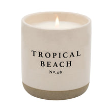 Tropical Beach Stone Jar Candle