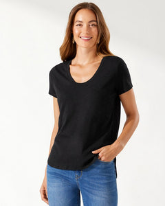 Tommy Bahama Short Sleeve Black Tee